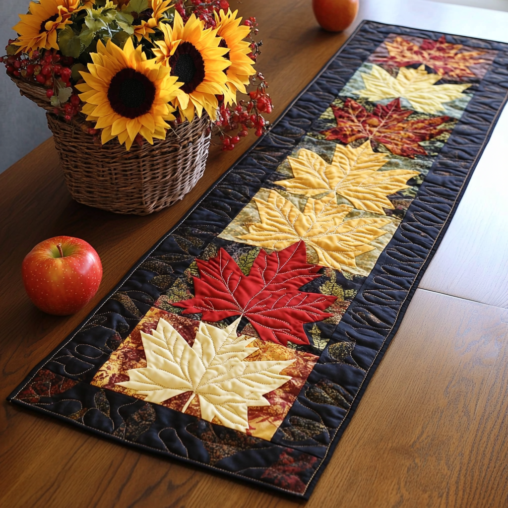 Halloween Quilted Table Runner NCU0VT35
