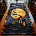 Moonlit House Quilted Table Runner NCU0DK9375