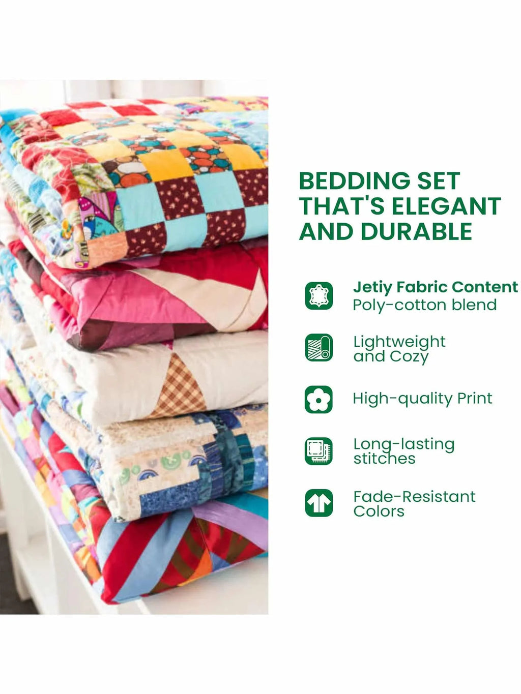 Cactus Sunset 3- Piece Quilted Bedding Set