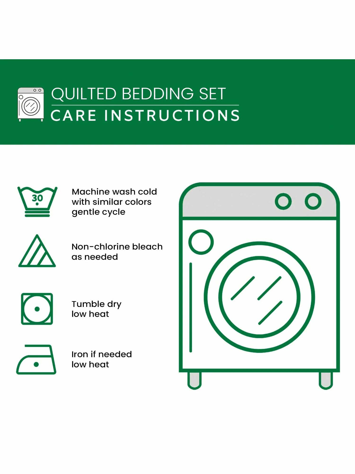 Cowboy Elegance 3-Piece Quilted Bedding Set